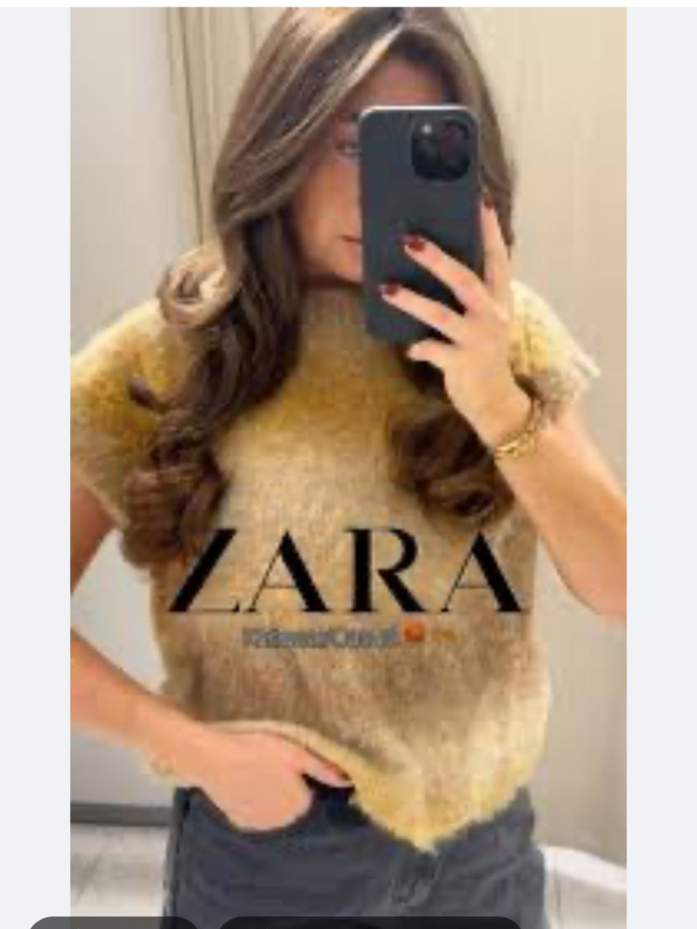 Zara Degradé Ombré Knit Vest